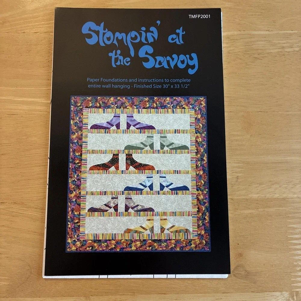 Stompin' at the Savoy Pattern Wall Hanging Quilt Swing Jazz